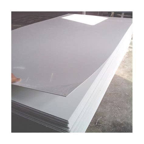 White Plain Pvc Rigid Sheet Thickness 3 Mm Size 8 X 4 Feet Rs 30