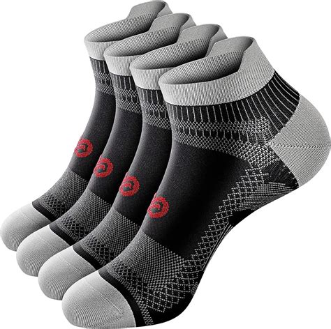 Paplus Ankle Compression Sock For Men And Women 246 Pairs Low Cut Compression