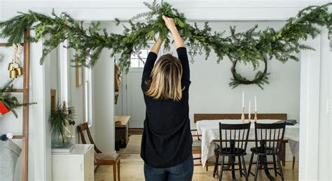 How To Make Diy Foraged Evergreen Garland Holiday Diy Christmas