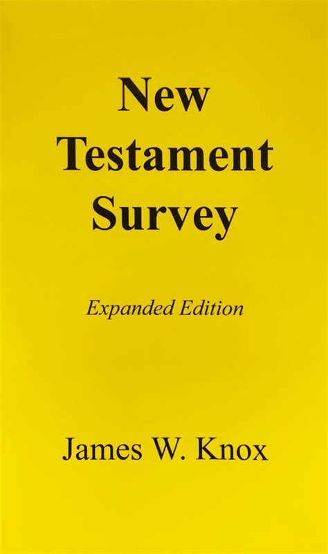 New Testament Survey Victory Baptist Press