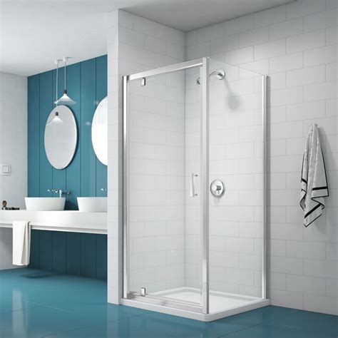Merlyn Nix Pivot Shower Enclosure Door And Side Panel X Mm