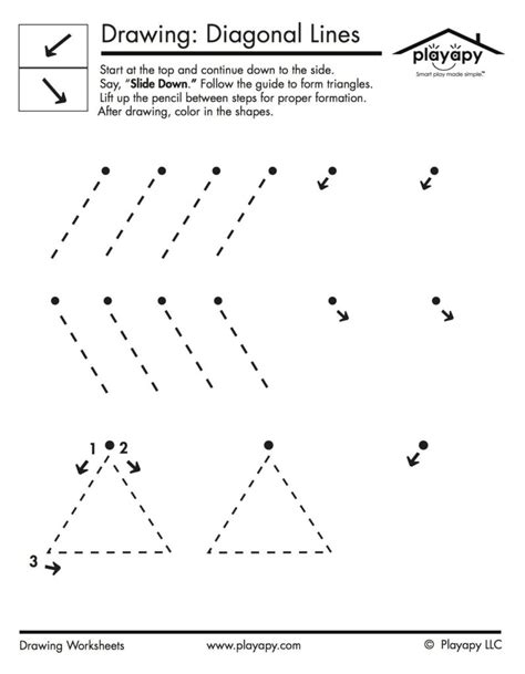 Free Printable Diagonal Line Worksheets
