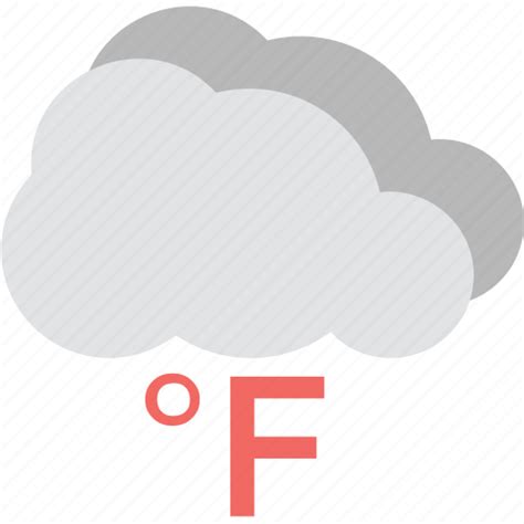 Fahrenheit, meteorology, temperature degree, temperature scale, weather temperature icon
