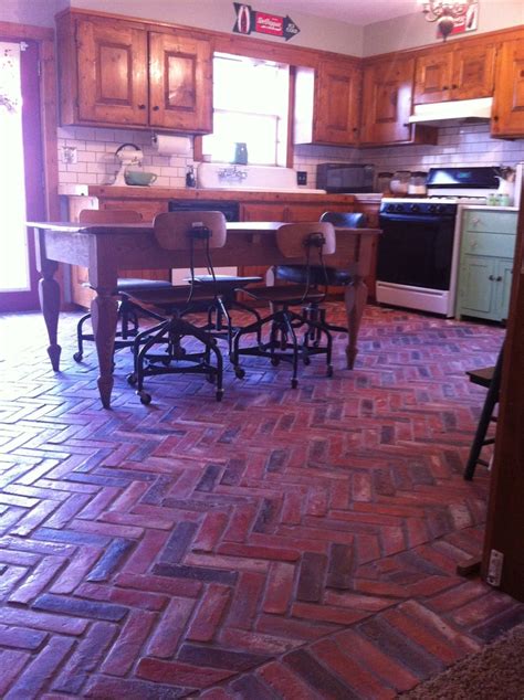 Pin By Deanna Mcquay On For The Home Kitchen Flooring Brick Flooring Maine House