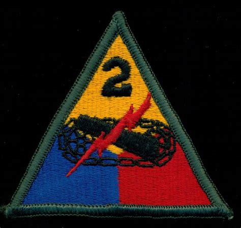 Us Army 2nd Armored Division Patch J 3 Ebay