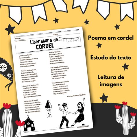 Atividade Cordel 2 Ano