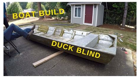 Building Duck Boat Blind Part 1 Youtube