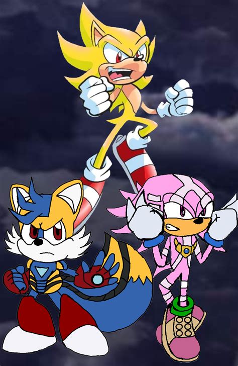 Super Sonic Heroes By Bowserstudios On Deviantart