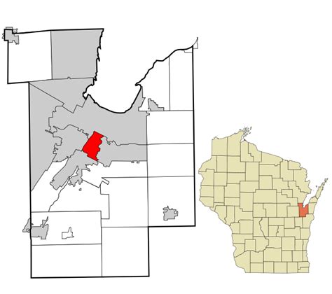 Image Brown County Wisconsin Incorporated And Unincorporated Areas