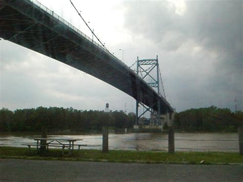Toledo Oh Stormy High Level Bridge Photo Picture Image Ohio At
