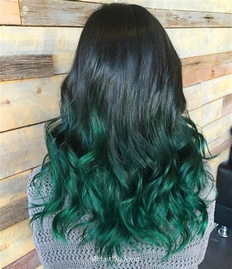 Fearless green and blue hair. Color Melt Hair | 35 Ideas for Seamless Color Melting Looks