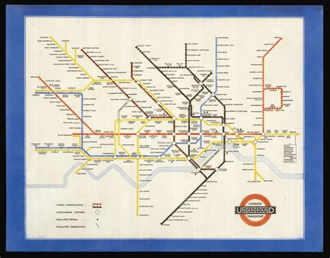 London Underground Map Maps Daniel Crouch Rare Books