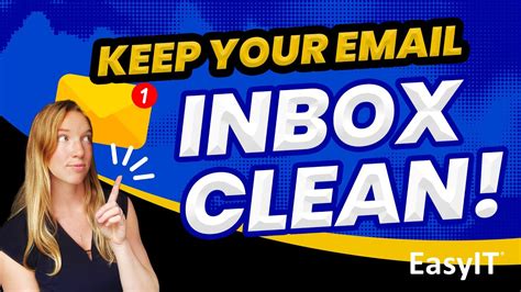How To Keep Your Microsoft Outlook Inbox Clean Youtube