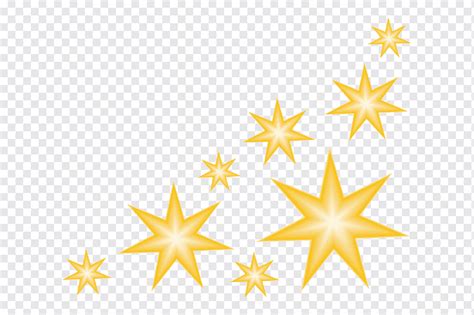 Estrelado Dourado Estrelado Luz Das Estrelas Estrela Dourada Png