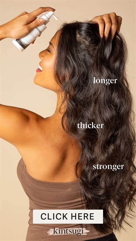 Kintsugi Longer Thicker Stronger Looking Hair Grow Long Healthy
