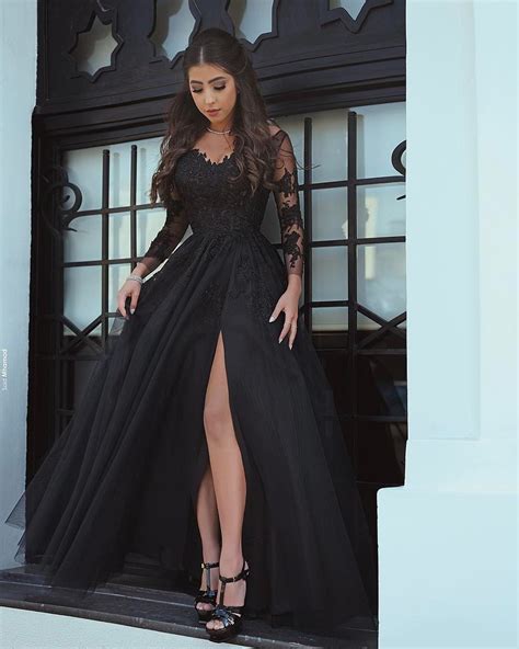 Said Mhamad 2017 Black Prom Dresses With Long Prom Dresses Long With