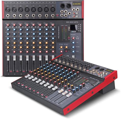 Buy G Mark Mk800mp3 Professional Audio Mixer Console 8 Channels With