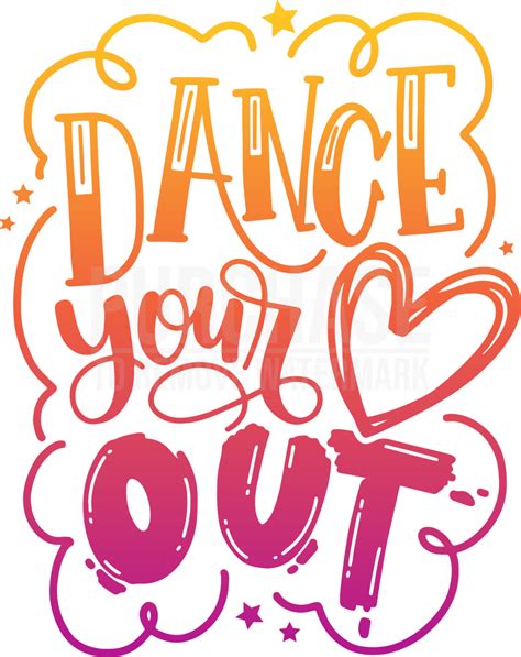 Dance Your Heart Out Svg Cheer And Dance Gymnast Ballerina Svg