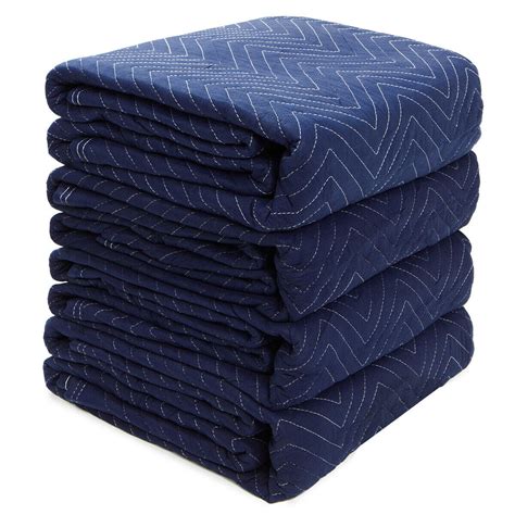 Set Of 4 Moving Blankets 20lb Heavy Duty Furniture Shipping Moving