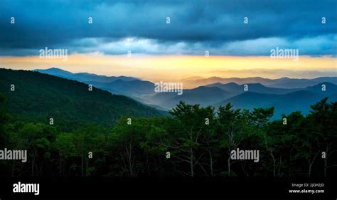 Blue Ridge Mountains In North Carolina Stock Photo Alamy