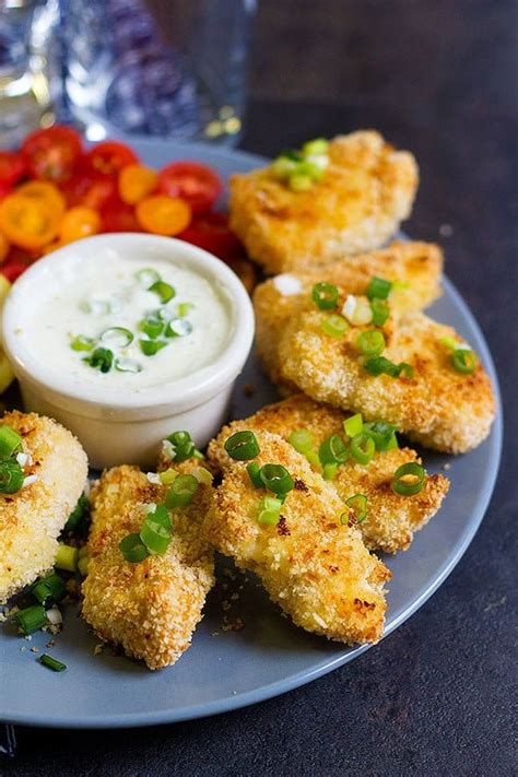 Oven Baked Chicken Tenders Recipe Unicorns In The Kitchen