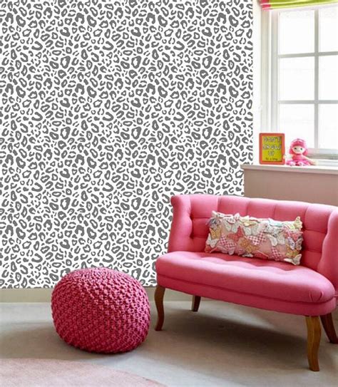 Leopard Print Removable Wallpaper Peel And Stick Leopard Etsy Uk