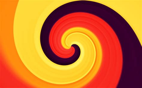 Download Wallpapers Orange Twirl Background 4k Creative Vortex