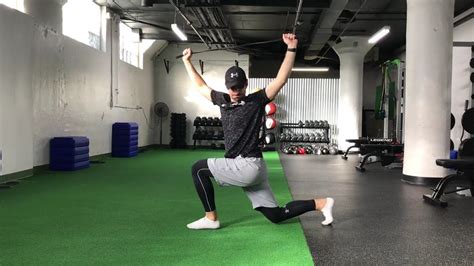 Reverse Lunge With Rotation Youtube