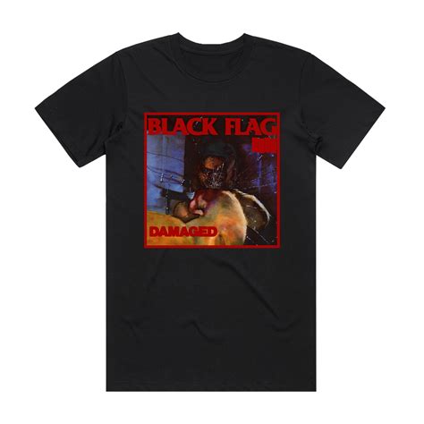 Black Flag Damaged 2 Album Cover T Shirt Black Album Cover T Shirts