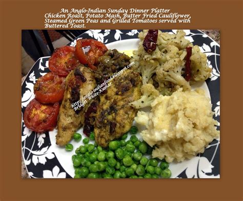 Anglo Indian Cuisine An Anglo Indian Festive Dinner Platter Savoury