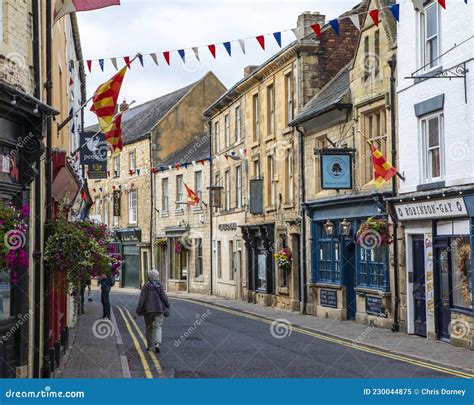 Market Street In Hexham Northumberland Editorial Image Image Of