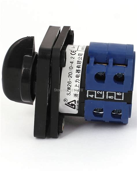 Szw26 200 42 Ac 660v 20a 5 Position Mounting Rotary Select Cam