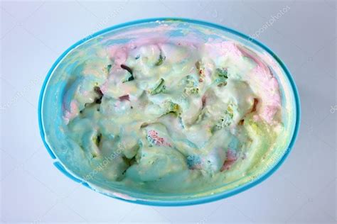 Melted Rainbow Sorbet Ice Cream Stock Photo By ©eskaylim 93179816