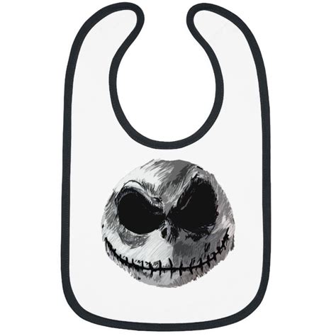 Jack Skellington Face 2 The Nightmare Before Christmas Bibs Sold By