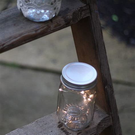 Mason Jar With Fairy Lights By The Wedding Of My Dreams
