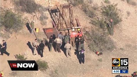 Man Trapped In Western Arizona Mine Shaft Rescue Underway Youtube