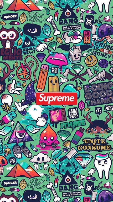 Free Download Supreme Cartoon Graffiti Wallpapers Top Free Supreme