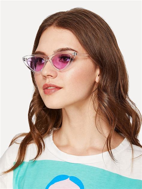 Clear Frame Cat Eye Sunglasses Cat Eye Sunglasses Sunglasses