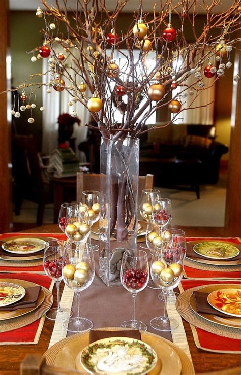 40 Christmas Table Decoration Ideas Bored Art