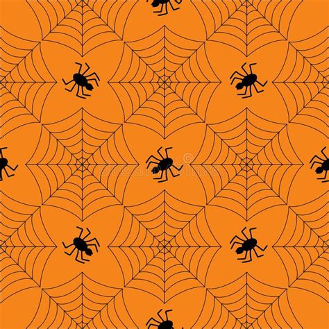 Halloween Seamless Pattern Background Vector Holiday Illustration