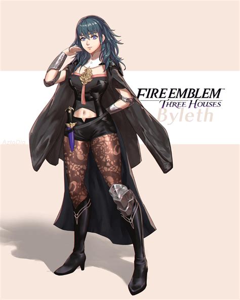 Fire Emblem Three Houses Byleth Female By Aztodio On Deviantart Fire Emblem Fire Emblem