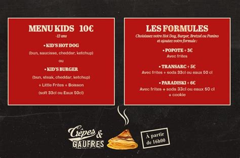La Popote à Bourg Saint Maurice menu et photos