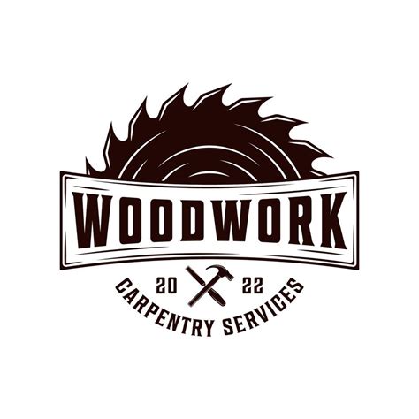 Wood Work Logo Vector Illustration Design Carpentry Logo Design