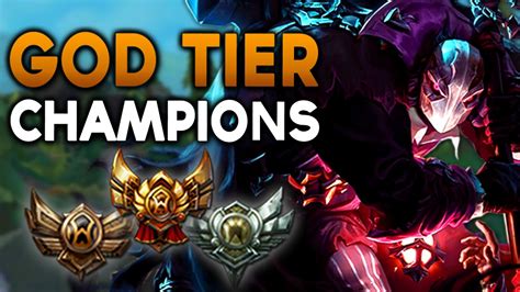 God Tier Champions In Bronzesilvergold 73 For Every