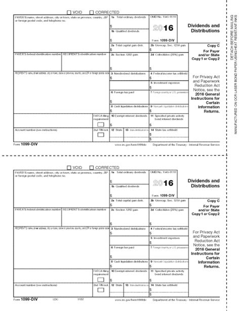 1099 Div State Copy C Forms And Fulfillment