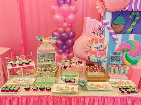Candyland Theme Dessert Table Candyland Theme Cake Candyland Theme Themed Cakes
