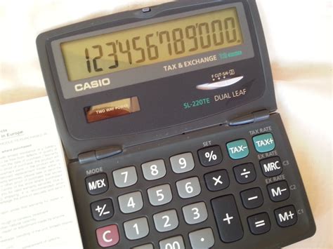 Economiza freteem carrinhos de compras. Calculadora CASIO vintage. Modelo SL-220 TE. Funcionando ...