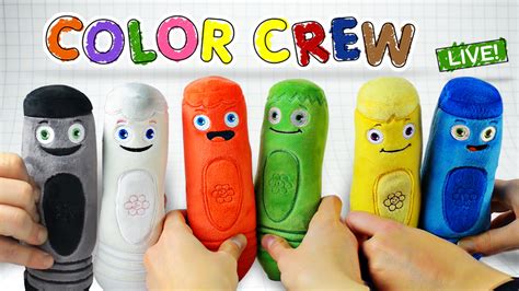 Learn Colors With Color Crew Soft Toys For Kids All Of The Colors