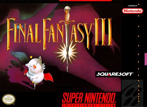 Final Fantasy Iii 3 Snes Super Nintendo