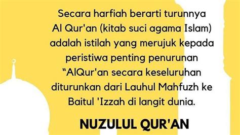 Keistimewaan Malam Nuzulul Quran 17 Ramadhan 1440 H Lakukan Amalan Ini